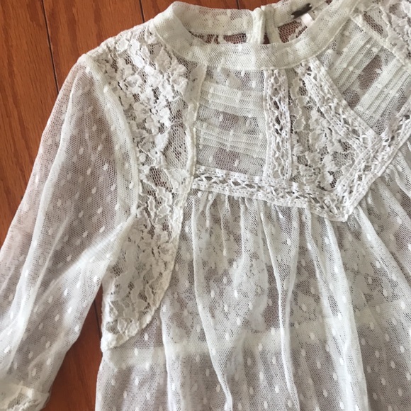 Lace Free People Boho Top - Picture 2 of 5